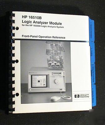 Hp agilent 16510B original operators ref manual