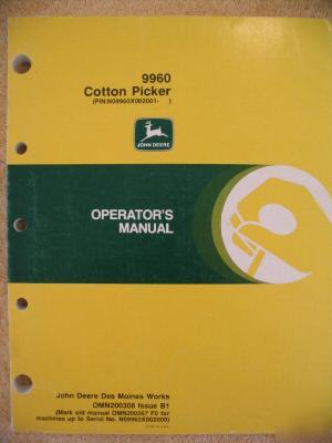 John deere 9960 cotton picker operator manual