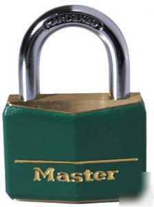 New master lock 141DHM brand green padlock new