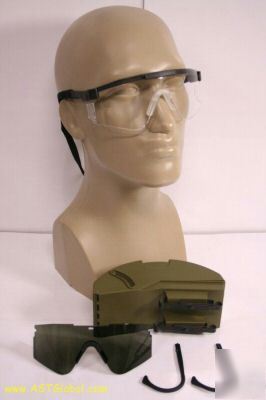 New us military ballistic shooter glasses lens set