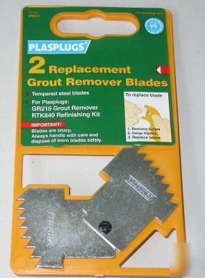 Plasplugs replacement grout remover blades