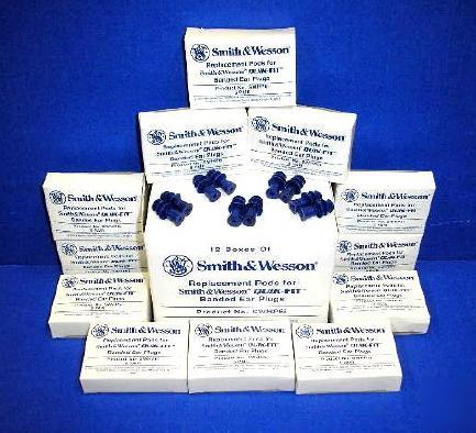 Smith & wesson nrr 22 ear plugs or replacements 120 pcs