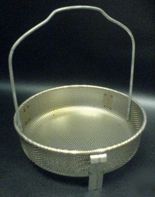 Stainless steel parts washing basket for 5 gal. bucket
