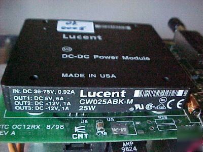 Lucent dc-dc power module CW025ABK-m 25W and components