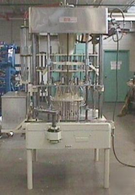 Mrm rotary liquid vacuum filler 16 valve