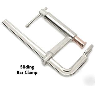 $160.00 retail c clamp. set of 2 . slide bar. 12