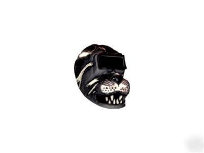 Hoodlum black panther welding helmet