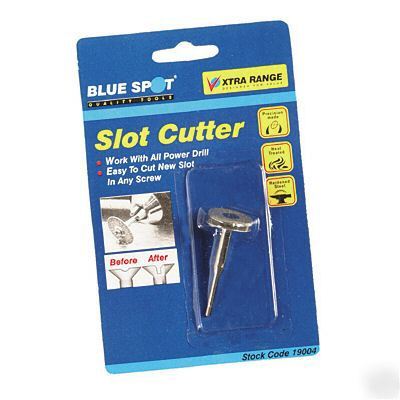 New diamond blade slot cutter - cuts slot in screws 062