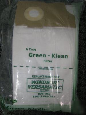Windsor versamatic vacuum bags 30 bags replaces p# 2003