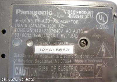Panasonic power charger pv A20 #24