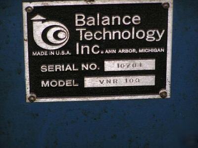 Balance tech vnr-100 manual balancer w/ data output