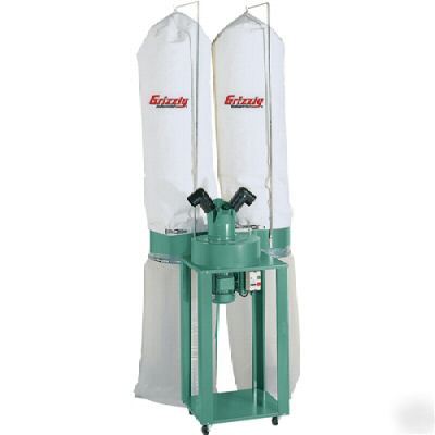 5HP grizzly idustrial dust collector model G5954 - used