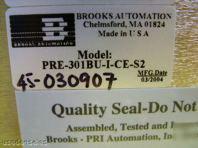 Brooks pri 300MM prealigner pre-301BU-1-ce-S2