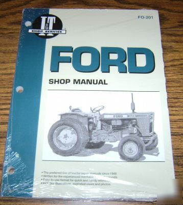 Ford fordson dexta thru 8000 tractor i&t shop manual