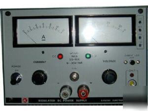 Kikusui variable/regulated power supply 0-35VDC /0-10A