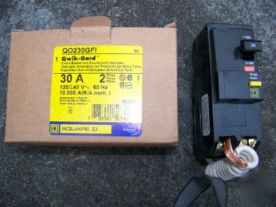 New square d QO230GFI 2POLE 30AMP gfi circuit breaker 
