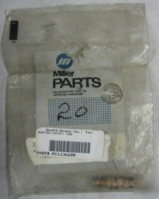 Miller 136680 adapter, contact tube