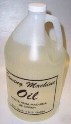Oil for industrial sewing machines 1 us gallon
