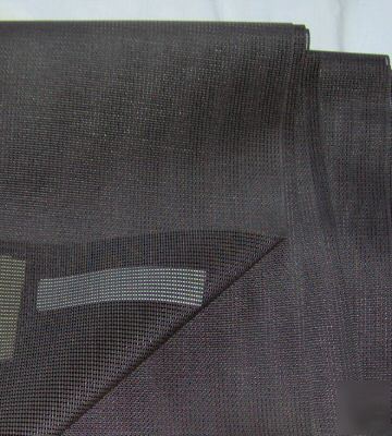 Shearweave 1000-25% openness fabric- charcoal- 36 x 124