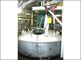 5000 gallon baeuerle and morris reactor, 316 s/s, 50/75