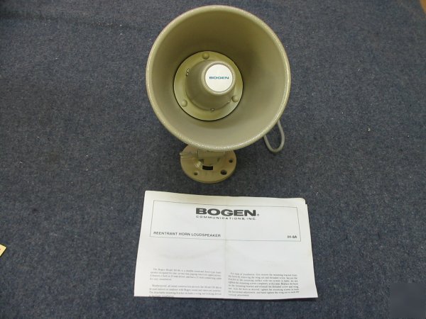 Bogen model ih-8A reentrant horn loudspeaker 6.25