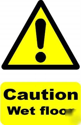 Caution wet floor sign/notice