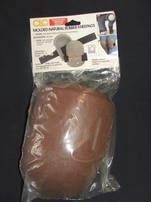 Clc molded natural rubber knee pads V310 cs