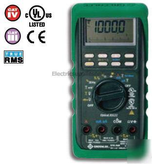 Greenlee dm-800 industrial digital multimeter 