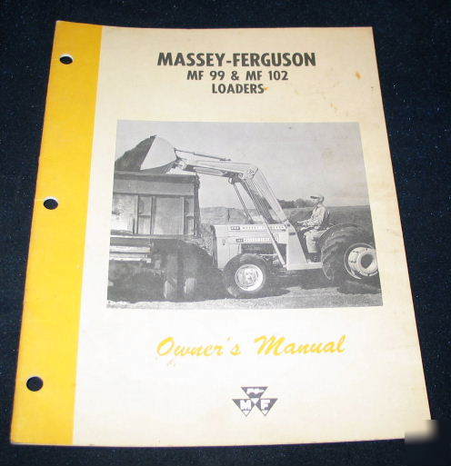 Massey ferguson mf 99 102 loaders