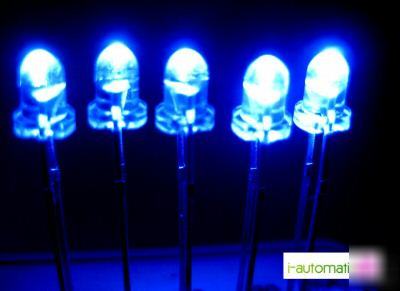 20PCS 3MM 6000MCD led lamps ultra bright blue cheapest