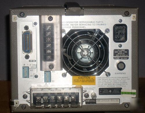Agilent / hp 6038A autoranging dc power supply 60V/10A