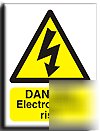 Electrocution risk sign-adh.vinyl-300X400MM(wa-052-am)