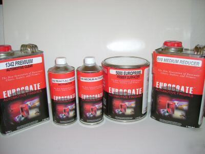 Eurocoate auto paint 2K urethane all in one kit $144.95