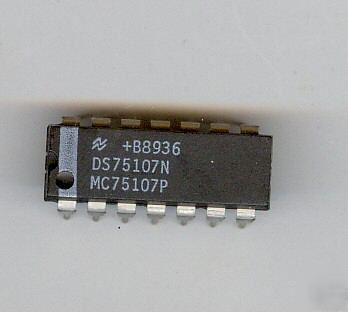 Integrated circuit DS75107N ic electronics ,