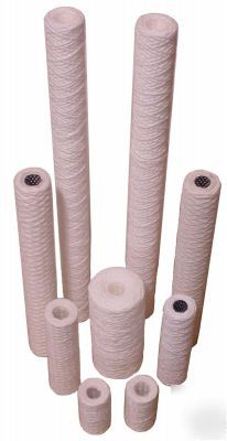 Lot 25 cotton string wound filters 5 micron 40