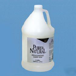 Pure & natural liquid soap - gallon - 4 per case