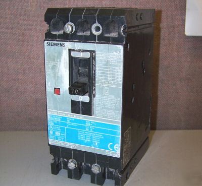 Siemens ite 70 amp 3 pole circuit breaker ED63B070 