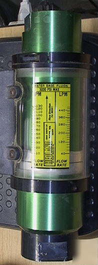 Hedland 843013 130 gpm high pressure fluidsflow meter