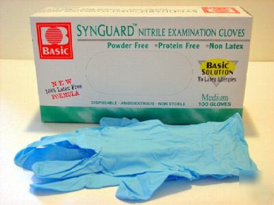 2000 nitrile gloves, latex & powder free-pick your size