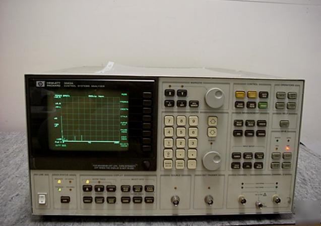 Hewlett packard hp 3563A control system analyser*tested