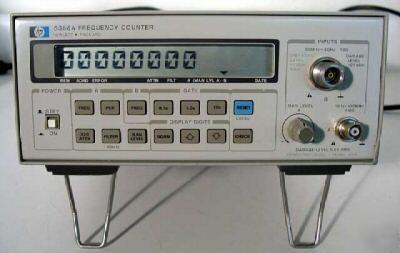 Hp agilent 5386A frequency counter works manual, extras