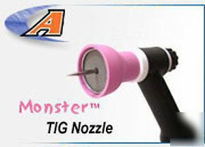 Monster nozzle pro kit for 9, 20, 24 & CS310 tig torch