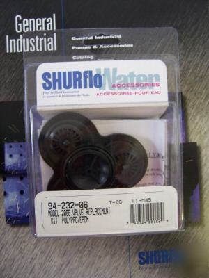 Shurflo part 94-232-06 model 2088 valve kit poly/epdm