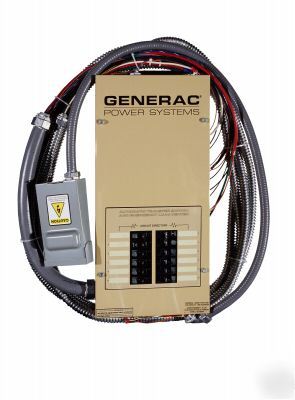 New generac 100AMP transfer switch 10-circuit