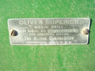Oliver grain drill