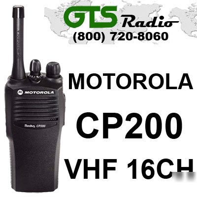 Motorola CP200 vhf 16 ch 5W radio radius portable