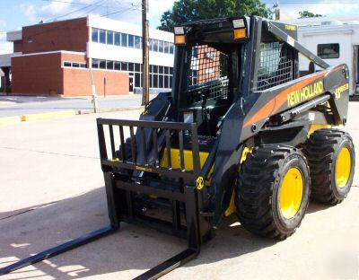 Skid steer pallet forks construction attachments cal-48