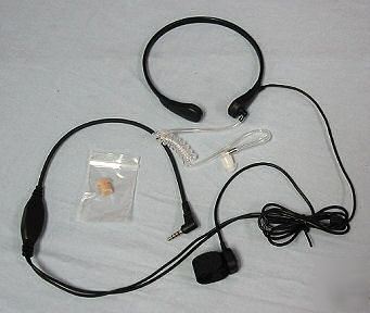 Throat mic with earpiece & ptt for ft-60R vx-2R vx-110