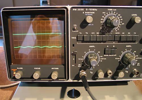Philips PM3232 10MHZ 2 channel oscilloscope