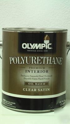 1 gal. of olympic premium oil based polyurethane-gloss